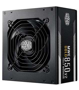 Cooler Master MWE 850 Watt V2 80 Plus Gold Power Supply