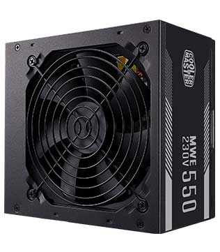 Cooler Master MWE Bronze V2 550 Watt (MPE-5501-ACABW) Power Supply (Pre-owned)