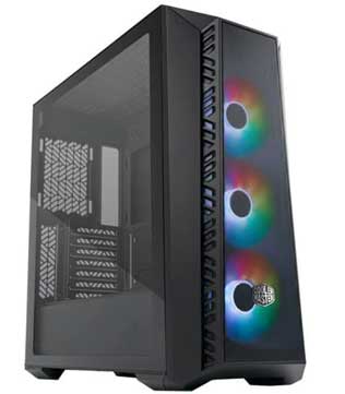 Cooler Master MasterBox MB520 Mesh ARGB (ATX) (Black) Mid Tower Cabinet
