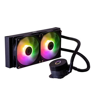 Cooler Master MasterLiquid 240L Core 240mm ARGB CPU Liquid Cooler (Black) (Pre-owned)