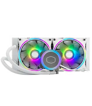 Cooler Master MasterLiquid ML240 Illusion ARGB White Edition CPU Liquid Cooler