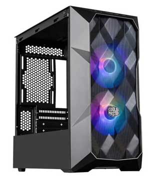 Cooler Master TD300 Mesh ARGB (M-ATX) (Black) Mini Tower Cabinet