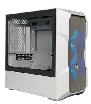 Cooler Master TD300 Mesh ARGB (M-ATX) (White) Mini Tower Cabinet