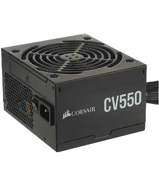 Corsair CV550 CV Series 550 Watt 80 Plus Bronze Power Supply (Pre-owned)
