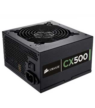 Corsair CX500 500 Watt Power Supply (Pre-owned)