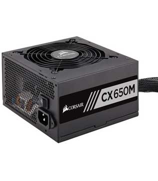 Corsair CX650 650 Watt Power Supply (Open Box)
