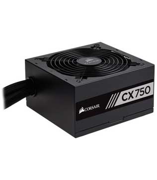 Corsair CX750 80 750 Watt Plus Bronze Power Supply (Pre-owned)