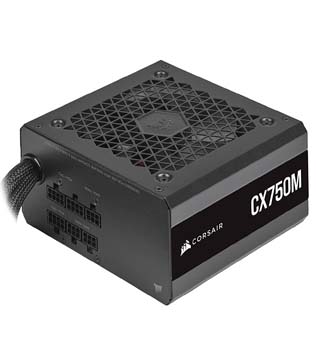 Corsair CX 750M Watt Power Supply Semi Modular Bronze (Pre-owned)