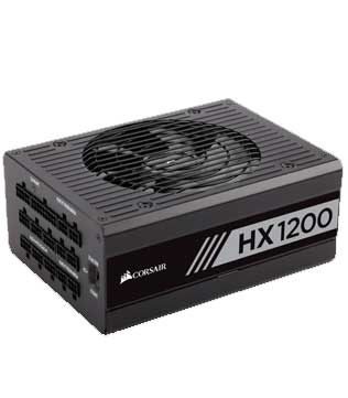 Corsair HX1200 1200 Watt 80Plus Platinum Certified Fully Modular Power Supply (Pre-owned)
