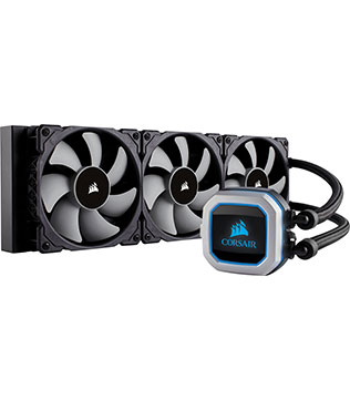 Corsair Hydro H150i CW-9060031-WW Pro RGB Liquid CPU Cooler (Black) (Pre-owned)