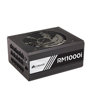 Corsair RM1000i 1000 Watt 80 Plus Gold Power Supply (Pre-owned)