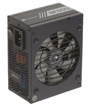 Corsair SF600 80 Plus Gold 600 Watt Fully Modular Power Supply (Pre-owned)