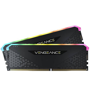 Corsair Vengeance RGB RT 64GB (2 x 32GB) DDR4 3600MHz Memory Kit (CMN64GX4M2Z3600C18) Desktop RAM (Pre-owned)