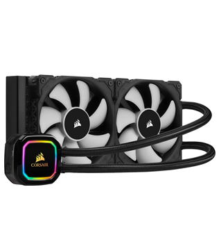 Corsair iCUE H100i 120mm Fans RGB Pro Liquid CPU Cooler (Pre-owned)
