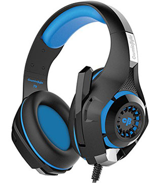 Cosmic Byte Blue GS410 Headphones with Mic (PS5, PS4, Xbox One, Laptop, PC, iPhone and Android Phones) (Open Box)