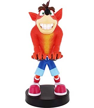 Crash Bandicoot Figurine Cable Guy 11.8 inch (Pre-owned)
