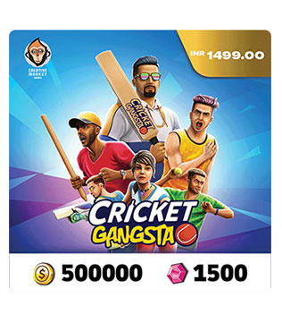 Cricket Gangsta - 500,000 Coin Pack + 1500 Gem Pack (Digital)