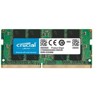 Crucial 16GB 2400MHz DDR4 (CB16GS2400) Laptop RAM (Pre-owned)