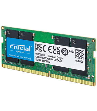 Crucial 32GB DDR4 3200MHz (CT32G4SFD832A) Laptop RAM (Pre-owned)