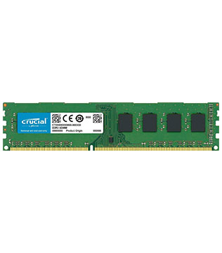 Crucial 4GB DDR3 1600MHz (CT51264BD160B) Desktop RAM (Pre-owned)