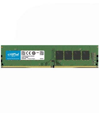 Crucial 4GB DDR4 2400 MHz (CT4G4DFS824A) Desktop RAM (Pre-owned)