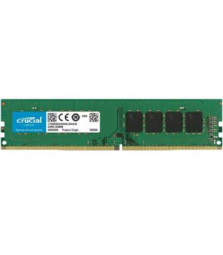Crucial 4GB DDR4 2400MHz (CB4GU2400) Desktop RAM (Pre-owned)