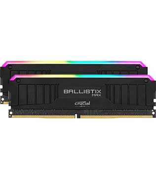 Crucial Ballistix MAX RGB 16GB (8GBx2) DDR4 4000MHz (BLM2K8G40C18U4BL) (Black) Desktop RAM (Pre-owned)