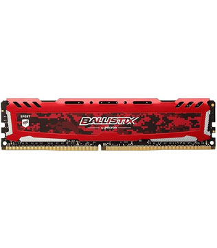 Crucial Ballistix Sport LT 8GB DDR4 2666MHz (CL16 BLS8G4D26BFSEK) Desktop RAM (Pre-owned)