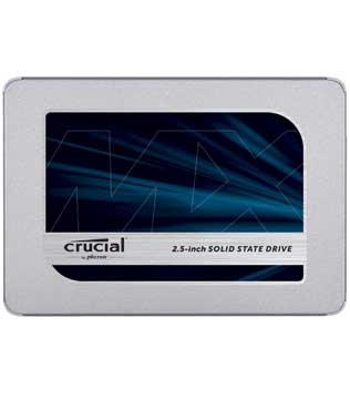 Crucial MX500 1TB 2.5Inch (CT1000MX500SSD1) Internal Solid State Drive Drive (Pre-owned)