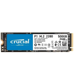 Crucial P1 500GB NVMe M.2 (CT500P1SSD8) Solid State Drive (Pre-owned)