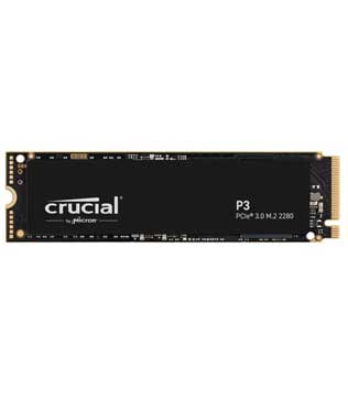 Crucial P3 1TB NVMe M.2 (CT1000P3SSD8) Solid State Drive (Pre-owned)