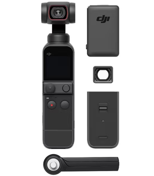 DJI Pocket 2 Creator Combo - 3 Axis Gimbal Stabilizer with 4K Camera (Pre-owned)