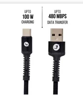 DOT7 USB Type A To C 1 Meter