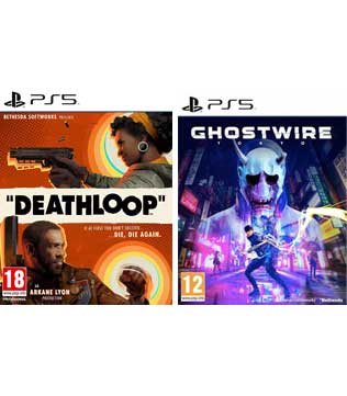 Deathloop, Ghostwire Tokyo Game Bundle PS5 (Pre-owned)