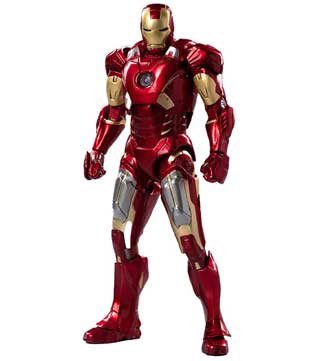 Diamond Select Iron Man Mark 7, 7 inch Action Figure (Pre-owned)