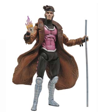Diamond Select Toys Marvel Select Gambit 7 Inch Action Figure (Pre-owned)