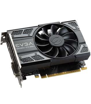 EVGA GeForce GTX 1050 Ti SC GAMING ACX 2.0 (Single Fan), 4GB, GDDR5, Display Port 1.4, 128-bit (04G-P4-6253-KR) Graphics Card (Pre-owned)