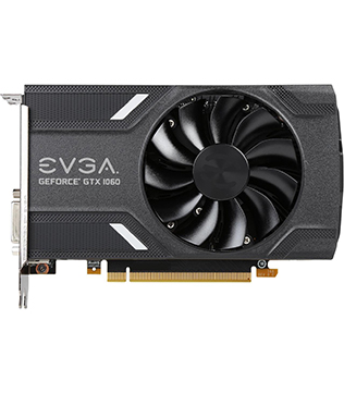 EVGA GeForce GTX 1060 GAMING 6GB GDDR5 (06G-P4-6161-KR) Graphics Card (Pre-owned)
