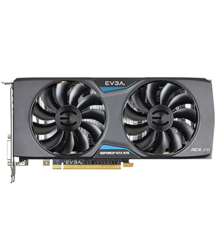 EVGA GeForce GTX 970 4GB SC GAMING ACX GDDR5 (04G-P4-2974-KR) Graphics Card (Pre-owned)