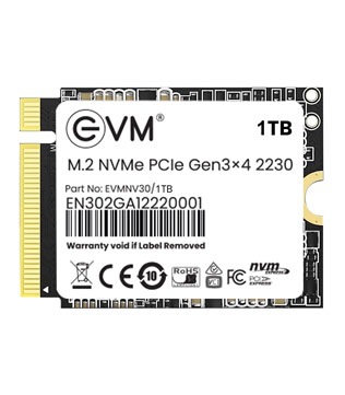 EVM 1TB M.2 NVMe 2230 Internal Solid State Drive (Pre-owned)