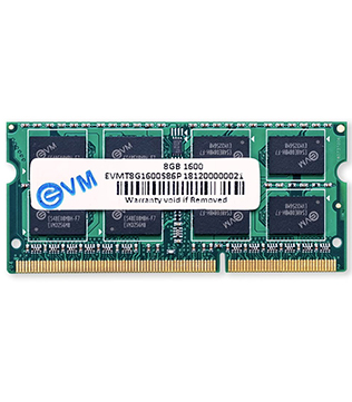 EVM 8GB DDR3 1600MHz Laptop RAM (Pre-owned)