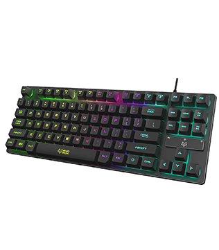 EvoFox Fireblade (FK11) Wired TKL Gaming Keyboard (Black) (Pre-owned)
