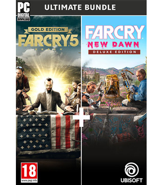 Far Cry® 5 Gold Edition + Far Cry ® New Dawn Deluxe Edition Bundle (ultimate Edition) PC (Digital)