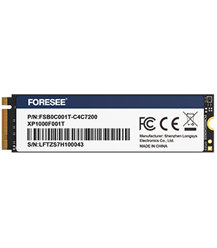 FORESEE XP2100F 512GB M.2 NVMe Internal Solid State Drive (Pre-owned)