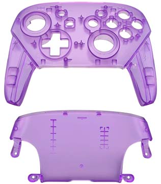 Faceplate and Backplate for Nintendo Switch Pro Controller (Atomic Purple) (Pre-owned)