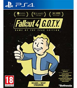Fallout 4 GOTY Fallout 25th Anniversary Steelbook Edition PS4