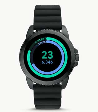 Fossil Gen 5E Smartwatch (DW11F2) (Black Strap) (Scratches) (Pre-owned)