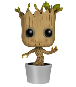 FunKo POP Marvel Dancing Groot Figure (Pre-owned)