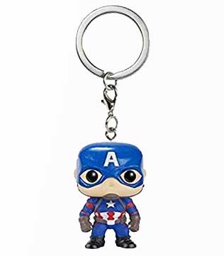 Funko Pocket Pop Keychain Marvel Avengers 2 Captain America (Pre-owned)