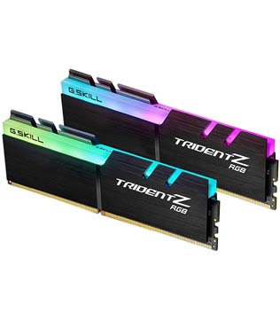 G.SKILL Trident Z RGB 16GB (2 x 8GB) (F4-3200C16D-16GTZR) Desktop RAM (Pre-owned)